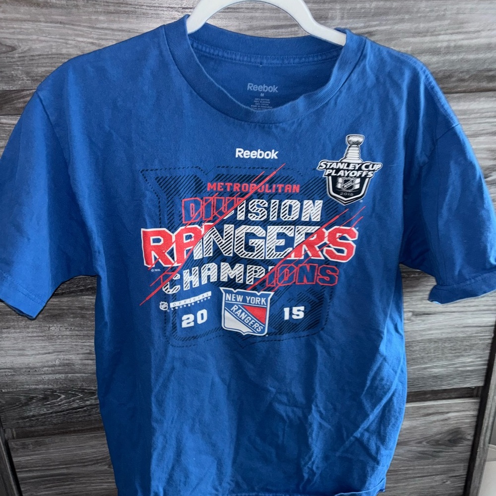 Reebok Blue New York Rangers T-Shirt